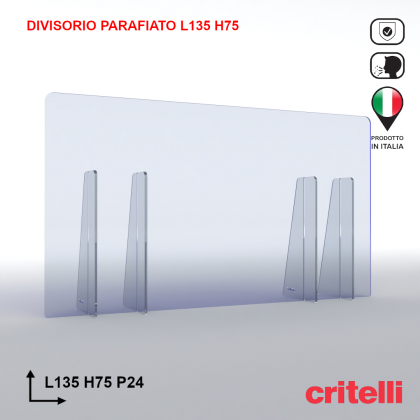 Divisorio parafiato DIV135H75S3