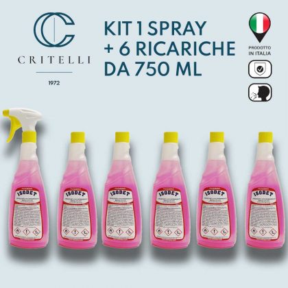 Isodet igienizzante decontaminante professionale