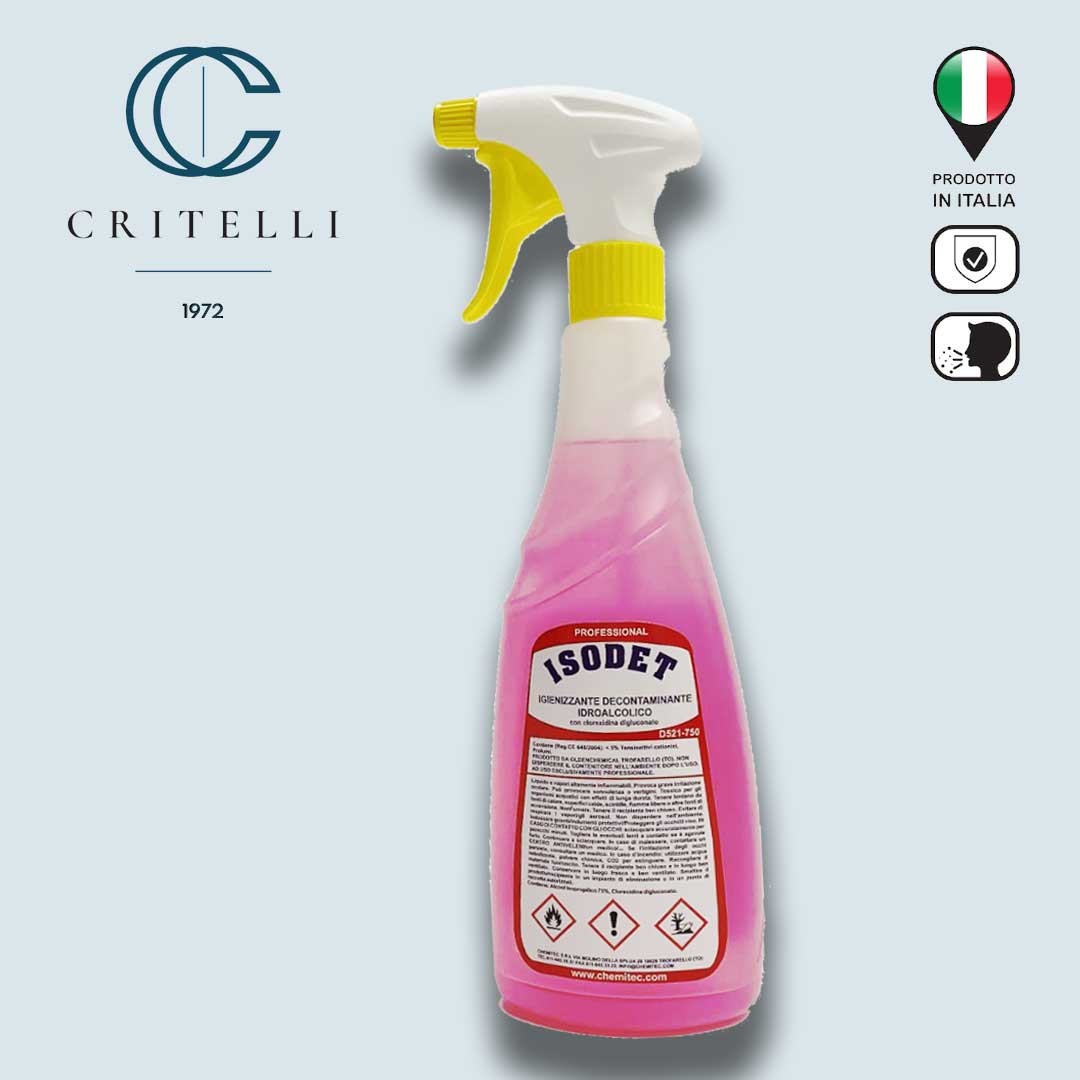 Isodet igienizzante decontaminante professionale