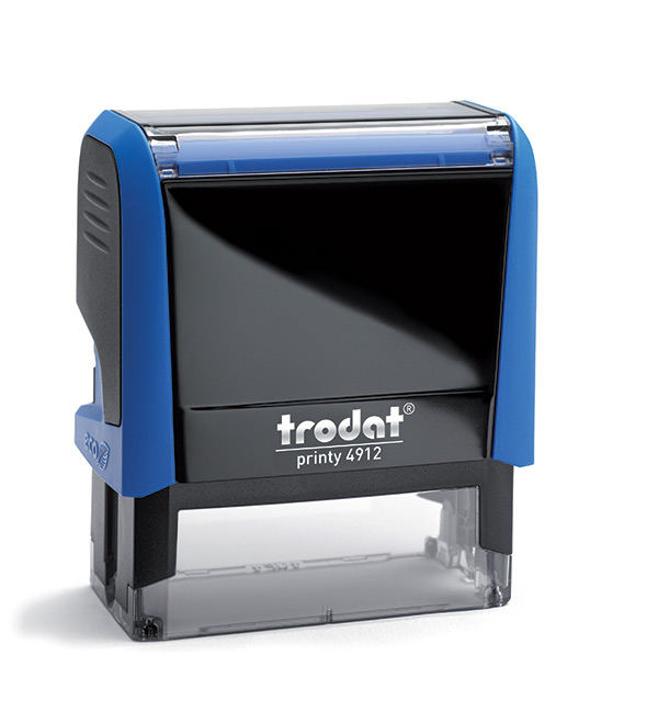 Timbro Autoinchiostrante a 4 righe completo di Impronta 47x18mm Trodat Printy 4912 - immagine 3