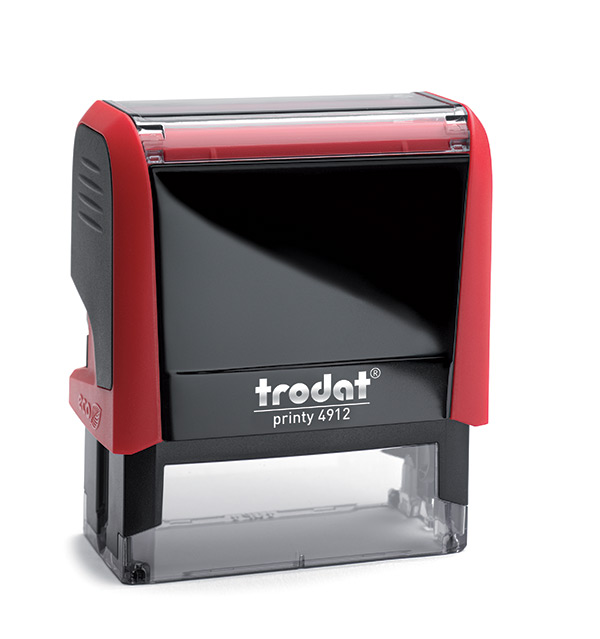 Timbro Autoinchiostrante a 4 righe completo di Impronta 47x18mm Trodat Printy 4912 - immagine 4