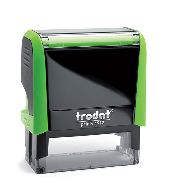 Timbro Autoinchiostrante a 4 righe completo di Impronta 47x18mm Trodat Printy 4912 - immagine 5
