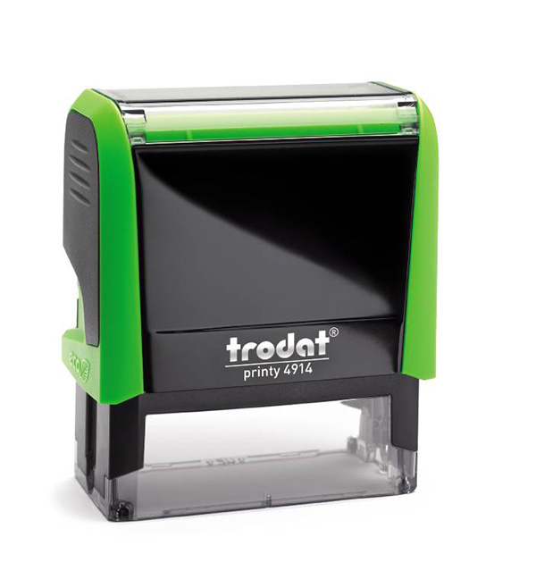 Timbro Autoinchiostrante a 6 righe completo di Impronta 64x26mm Trodat Printy 4914 - immagine 5