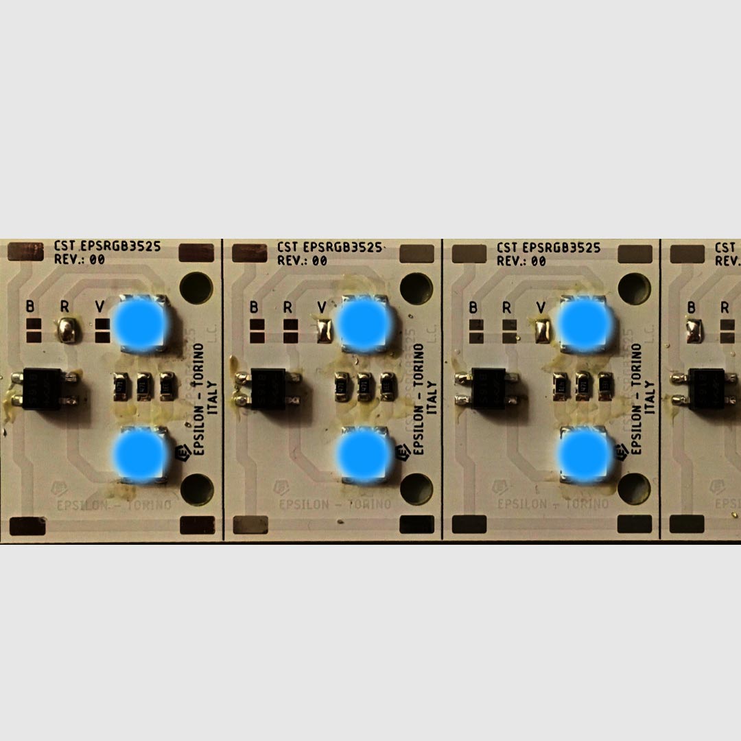 Retro Illuminazione Led blu