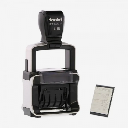 Timbro Trodat Professional 5430L Datario 41x24 mm