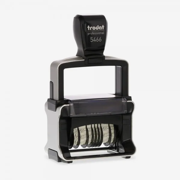 trodat Professional Doppio Datario 5466 PL 56 x 33 mm - 4 righe