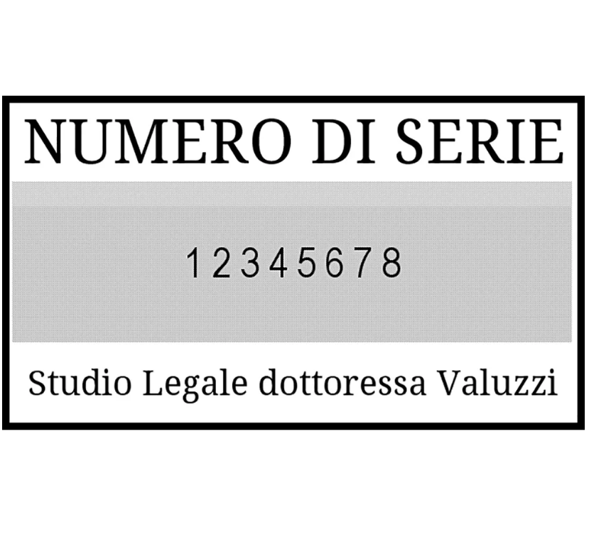 Impronta TRODAT PROFESSIONAL 5558 Numeratore con piastra nero
