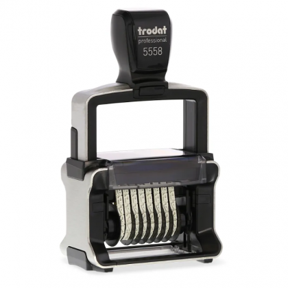 TRODAT PROFESSIONAL 5558 Numeratore con piastra nero