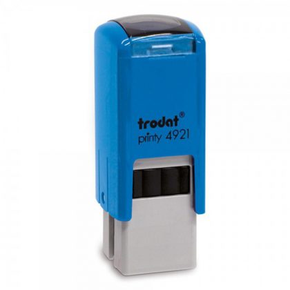Timbro Autoinchiostrante Blu 12x12mm Trodat Printy 4921