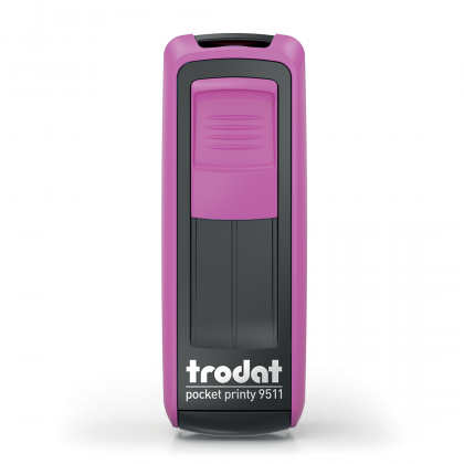 Timbro autoinchiostrante tascabila da viaggio trodat pocket printy 9511 viola
