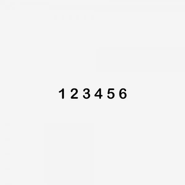 Trodat Classic 1546 Timbro Numeratore 6 colonne 4 mm