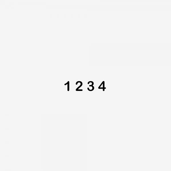 Trodat Classic 1554 Timbro Numeratore 4 colonne 5 mm