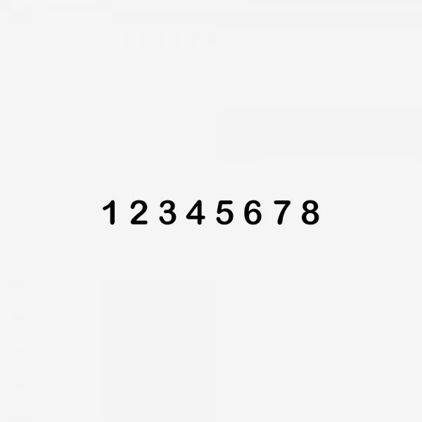 Trodat Classic 1558 Timbro Numeratore 8 colonne 5 mm