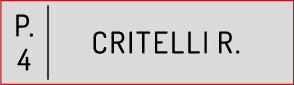 09 Targhetta da citofono personalizzata