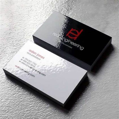 Biglietti da visita carta 300 gr con plastifica lucida